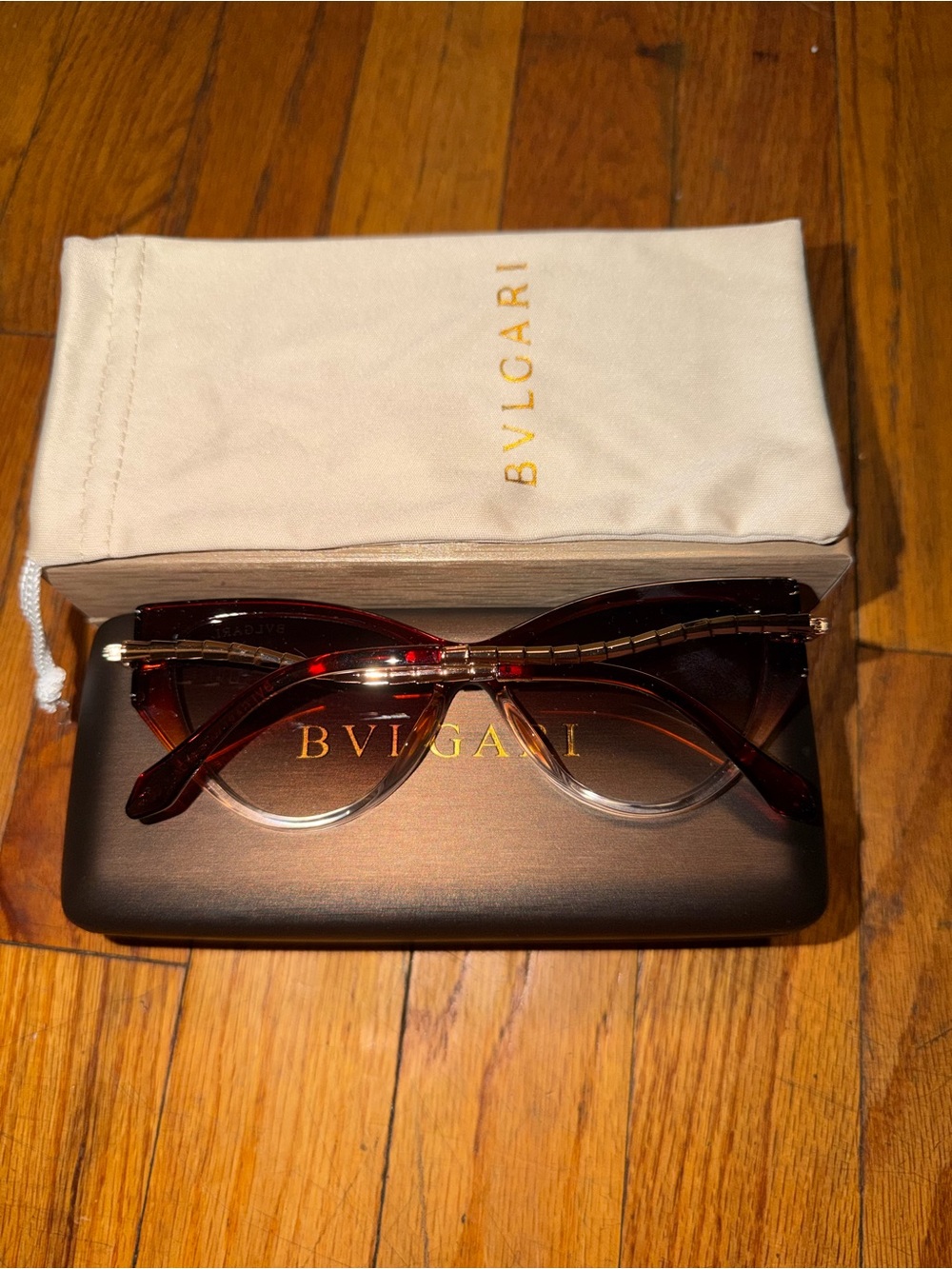 Women’s BVLGARI cheetah print sunglasses